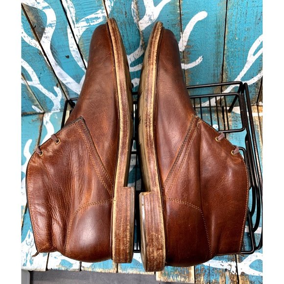 Cole Haan Grand.OS Mens size 12M Brown Leather Chukka Desert Ankle Boots C24298 - Picture 6 of 10